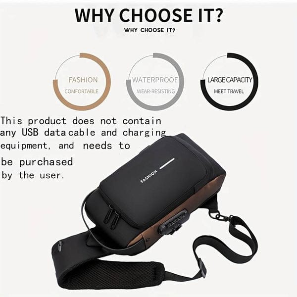 Smart Chest Bag Multifunction Crossbody