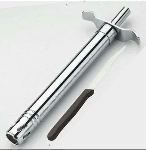 Stainless steel regular kitchen stove spark gas lighter with knife