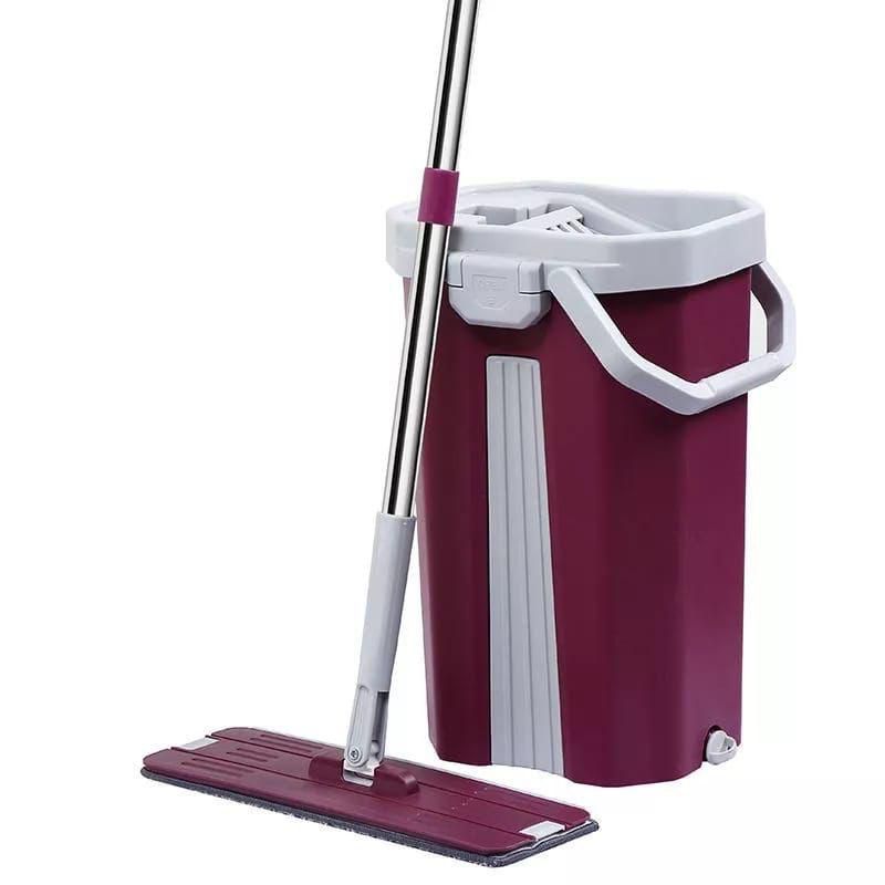 FLAT SCRATCH MOP LARGE WITH BACKET