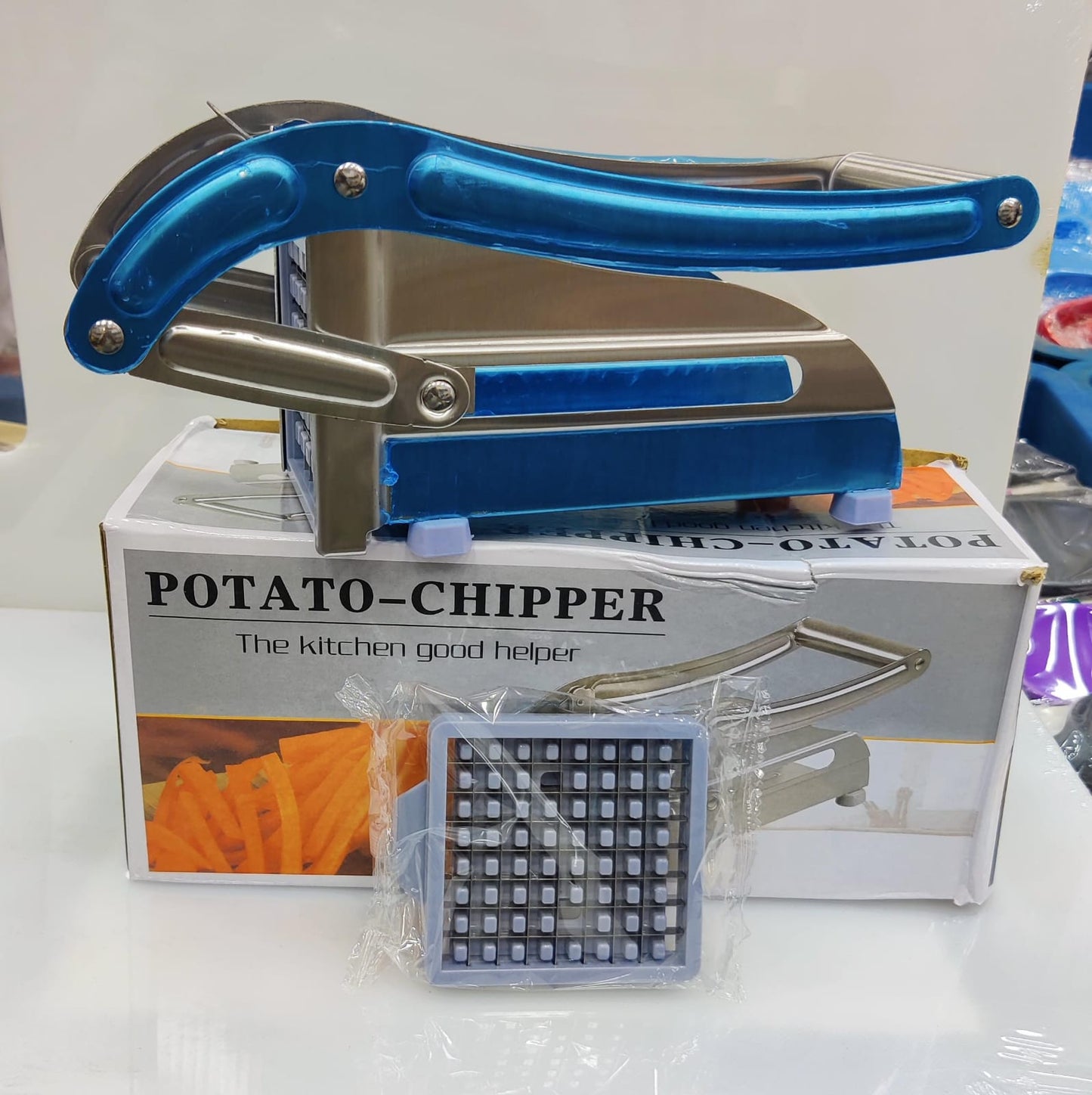 POTATO CHIPPER STEEL DOUBLE BLADE