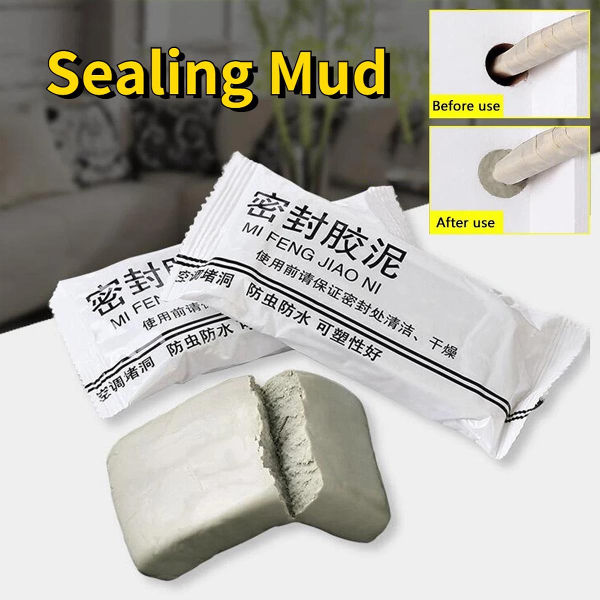 01 pc Quick Repairing Clay Glue Pipe Sealing Glue Fireproof Caulking Glue Wall Sealing Mud Quick Repair Mud Hole Sealing Glue Pipeline Air Conditioning Hole Seal