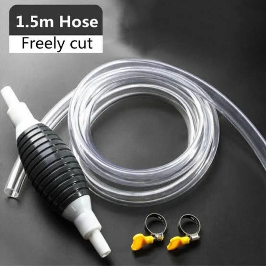 Car Motorcycle Hand Siphon Gasoline Diesel Petrol Liquid Transfer Tool Auto Manual Fuel Pumps High Flow Sucker Pipe Tool