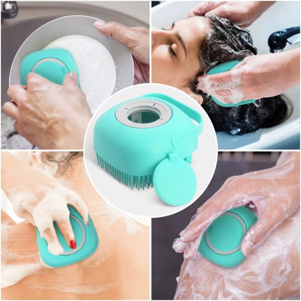 Massage bath soft silicon brush random colors