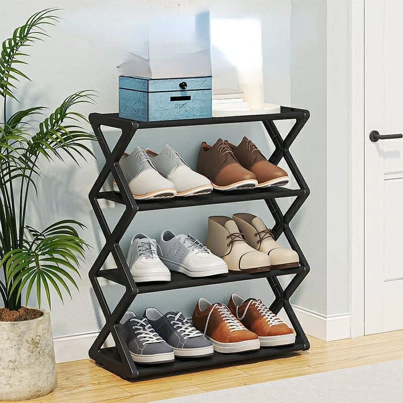 X-shaped Shoe Rack Multi-functional Assembled Shoe Cabinet