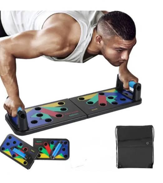 Foldable Multipurpose Durable Pushup Rack/Board with Box Packing