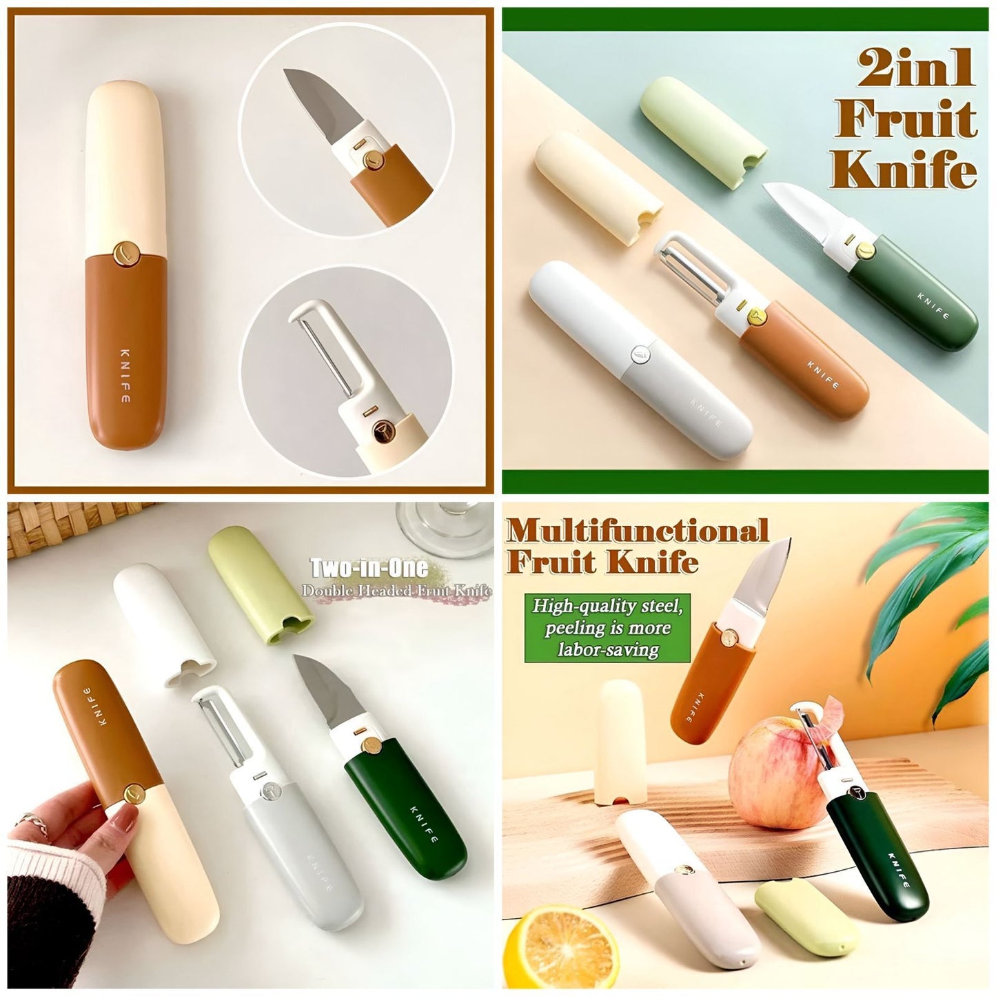 2in1 Fruit Knife best for traveling