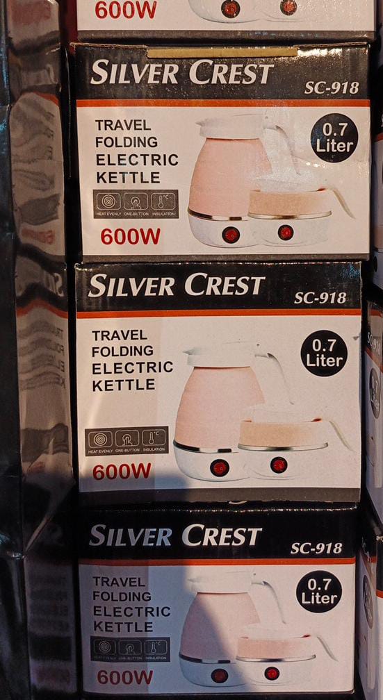 Travel Silicon Foldable Electric Kettle 0.7 liter
