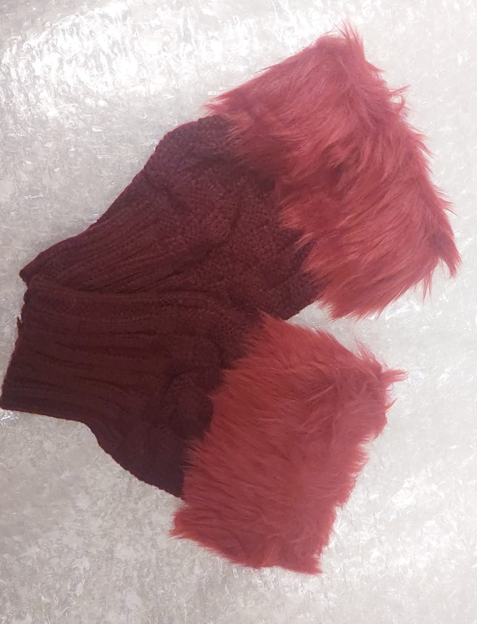 Warmer hand gloves random color