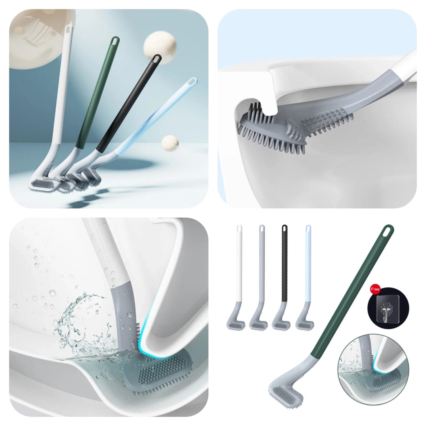 pack of 02 Golf Style Toilet Brush