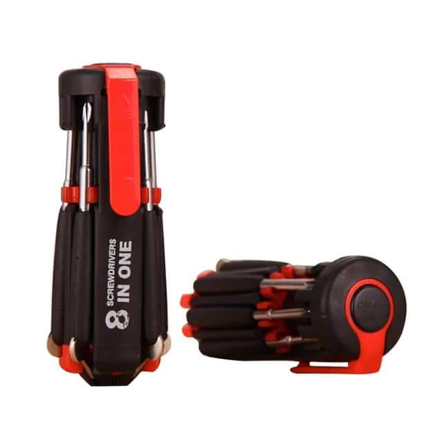 8 IN 1 SCREWDRIVER WITH LED