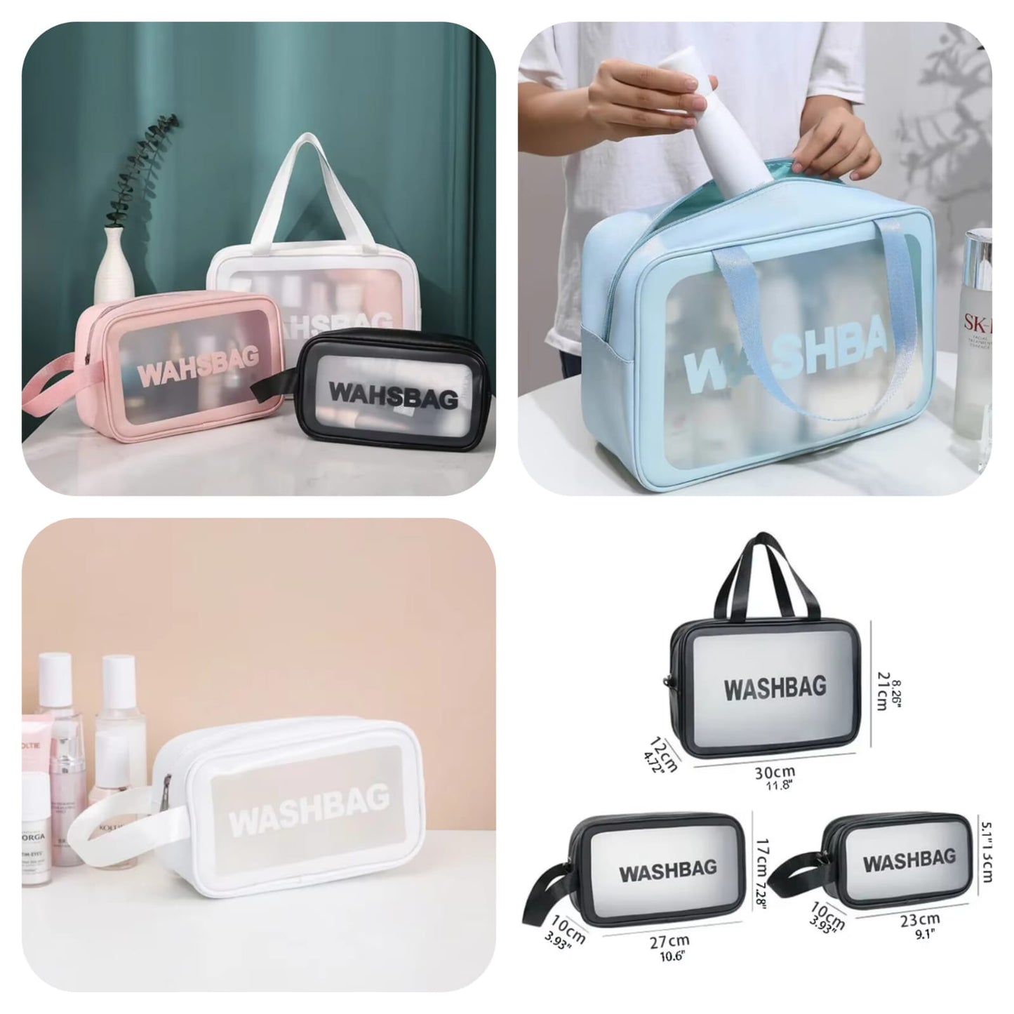 Single Layer Washbag (Random Color)