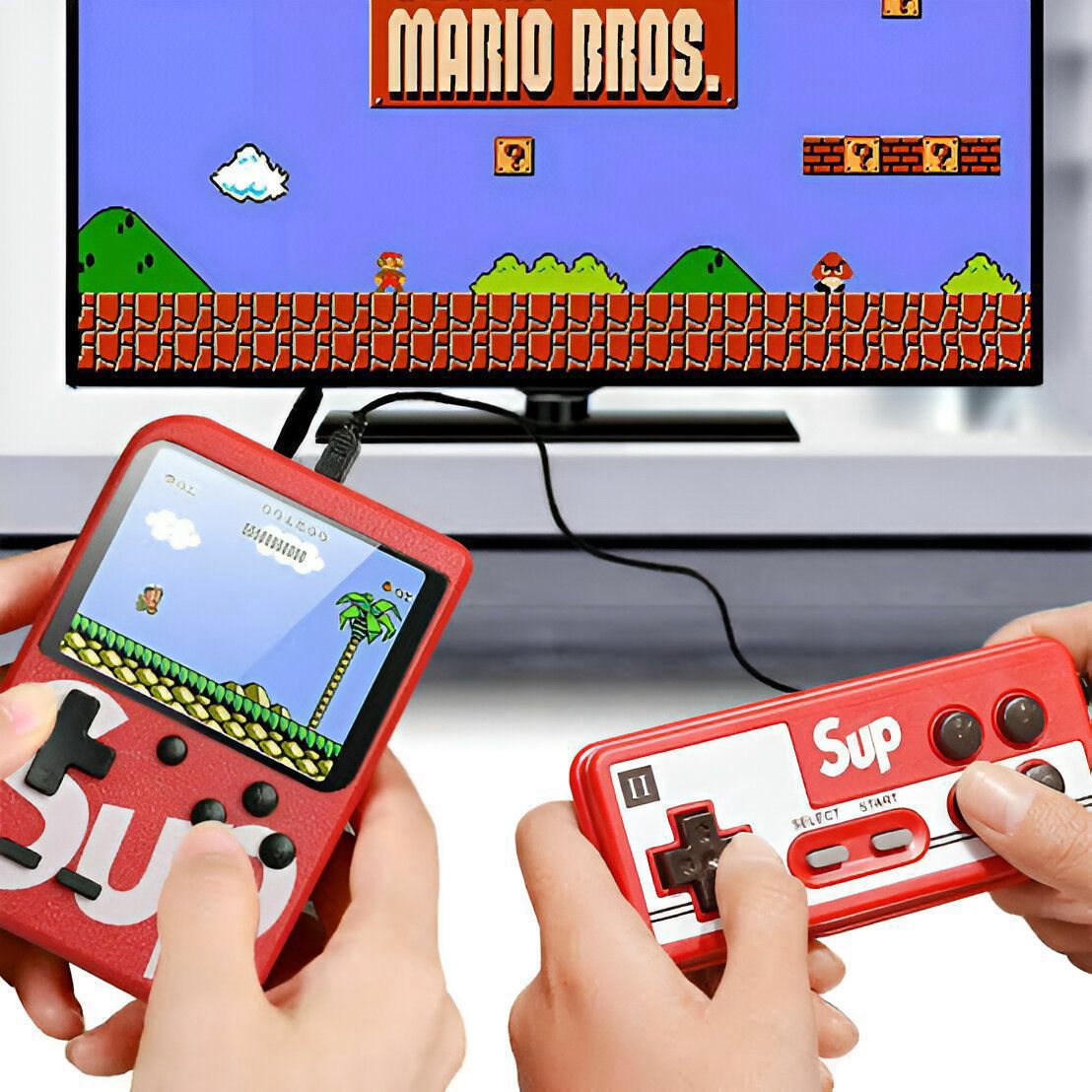 Rechargeable SUP Handy Video Game Box with TV Remote