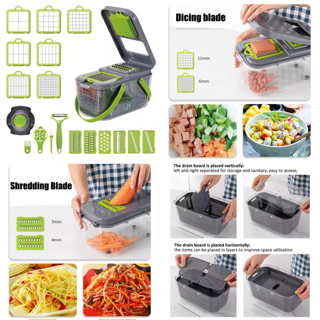 Vegetable Cutter 22in1 - Premium Quality - Big Size