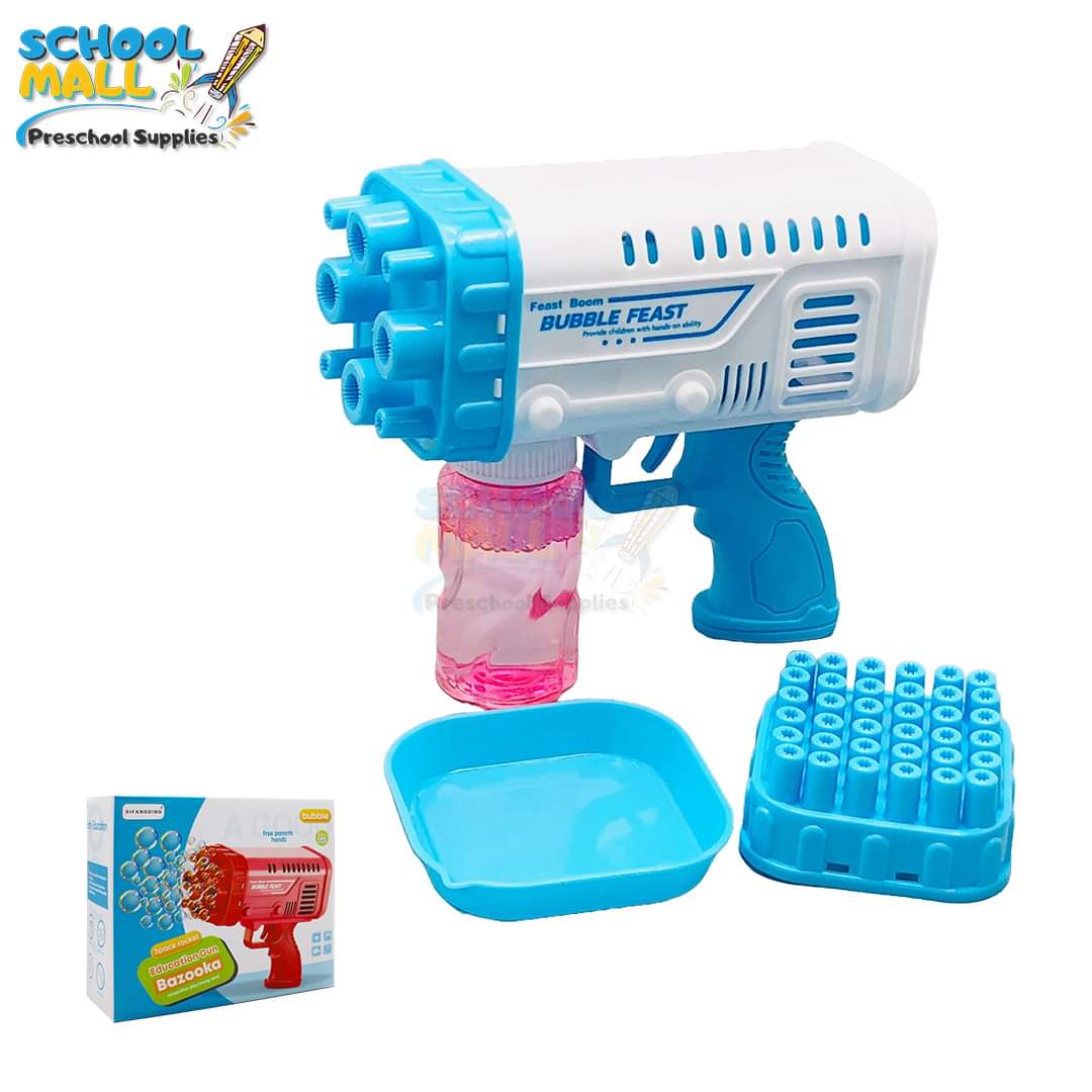 32 HOLES 2 IN 1 BAZOOKA BUBBLE GUN