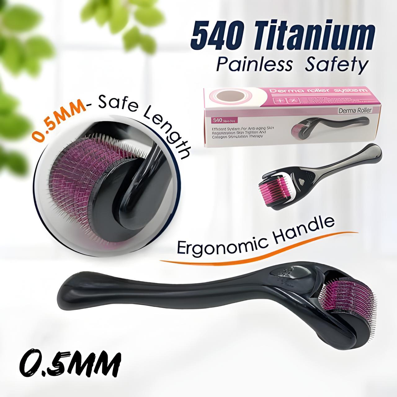 Derma roller 0.5 mm hair re growth tool
