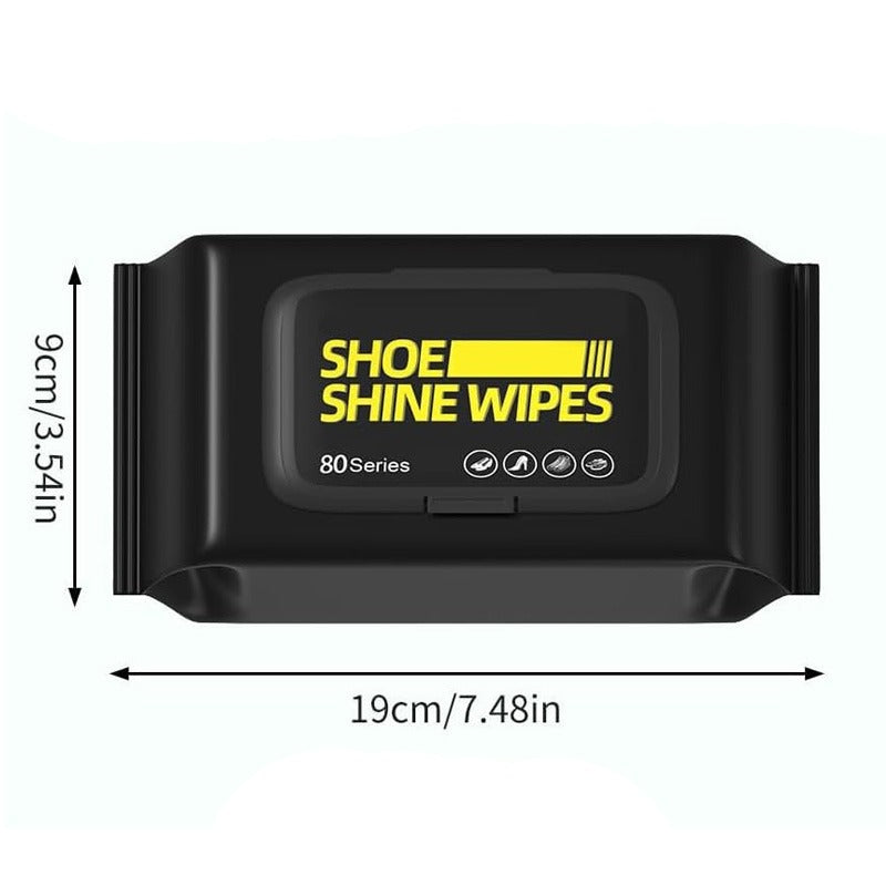 3-Pack Premium Disposable Shoe Wipes – 80 Pcs/Box, Instant Dirt Cleaner