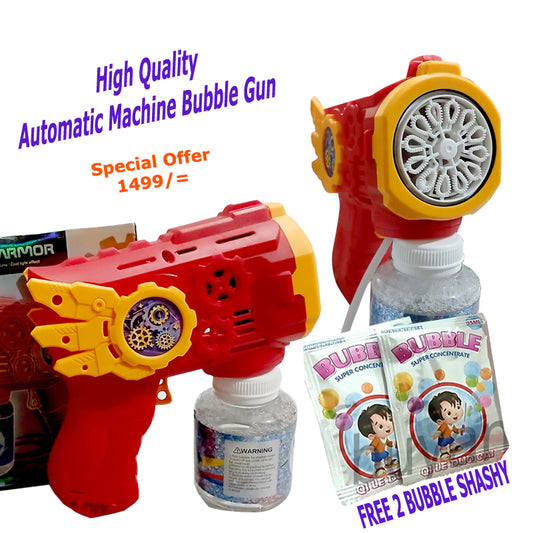 AUTOMATIC BAZOOKA BUBBLE GUN