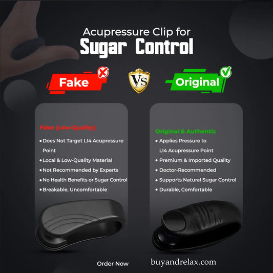 Sugar Control Clip L14 Acupressure point Clip
