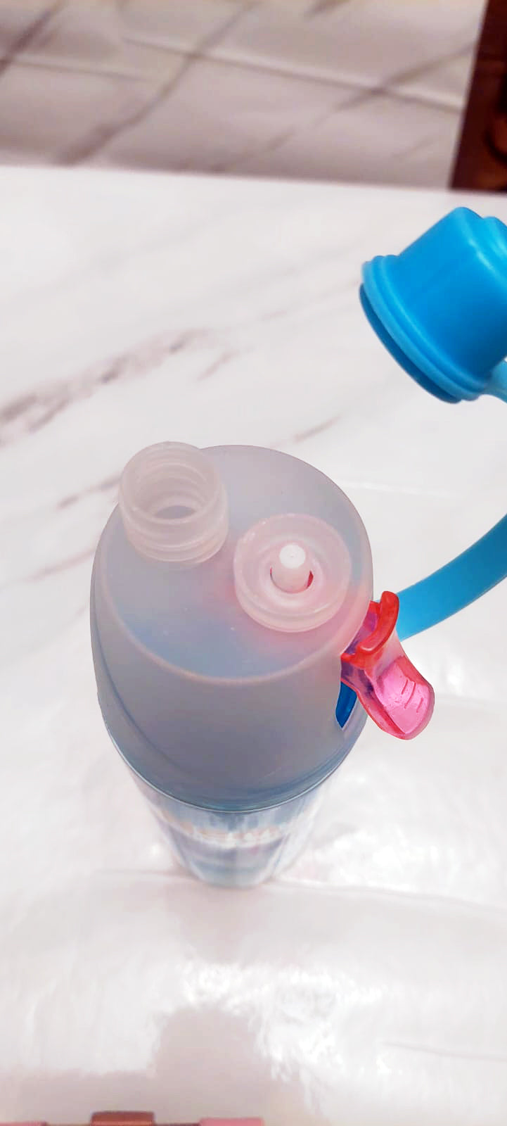 Water and Spray Bottle