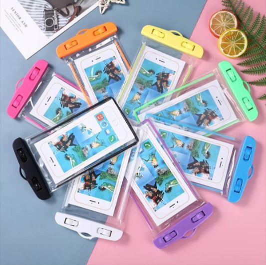 Waterproof mobile pouch random colors