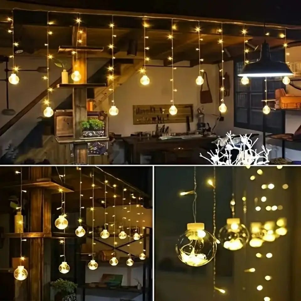 Led Wishing Ball Curtain