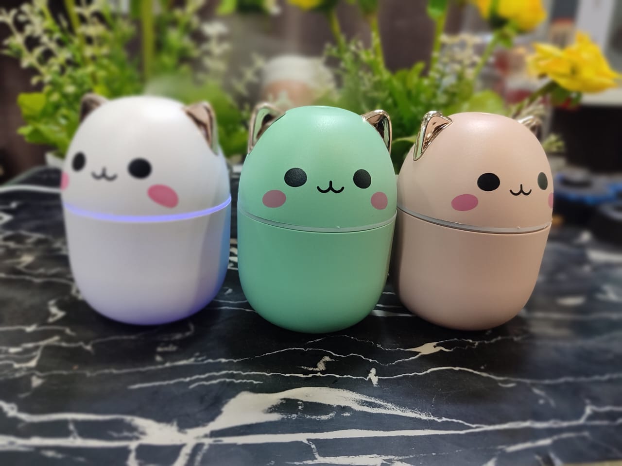 Cute Cat Humidifier 250ml water capacity