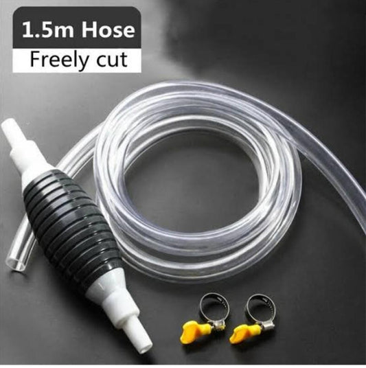 Car Motorcycle Hand Siphon Gasoline Diesel Petrol Liquid Transfer Tool Auto Manual Fuel Pumps High Flow Sucker Pipe Tool