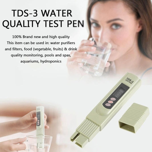 Portable LCD Digital TDS Water Quality Tester Water Testing Pen Filter Meter Measuring Tools Accessory For Aquarium Pool
