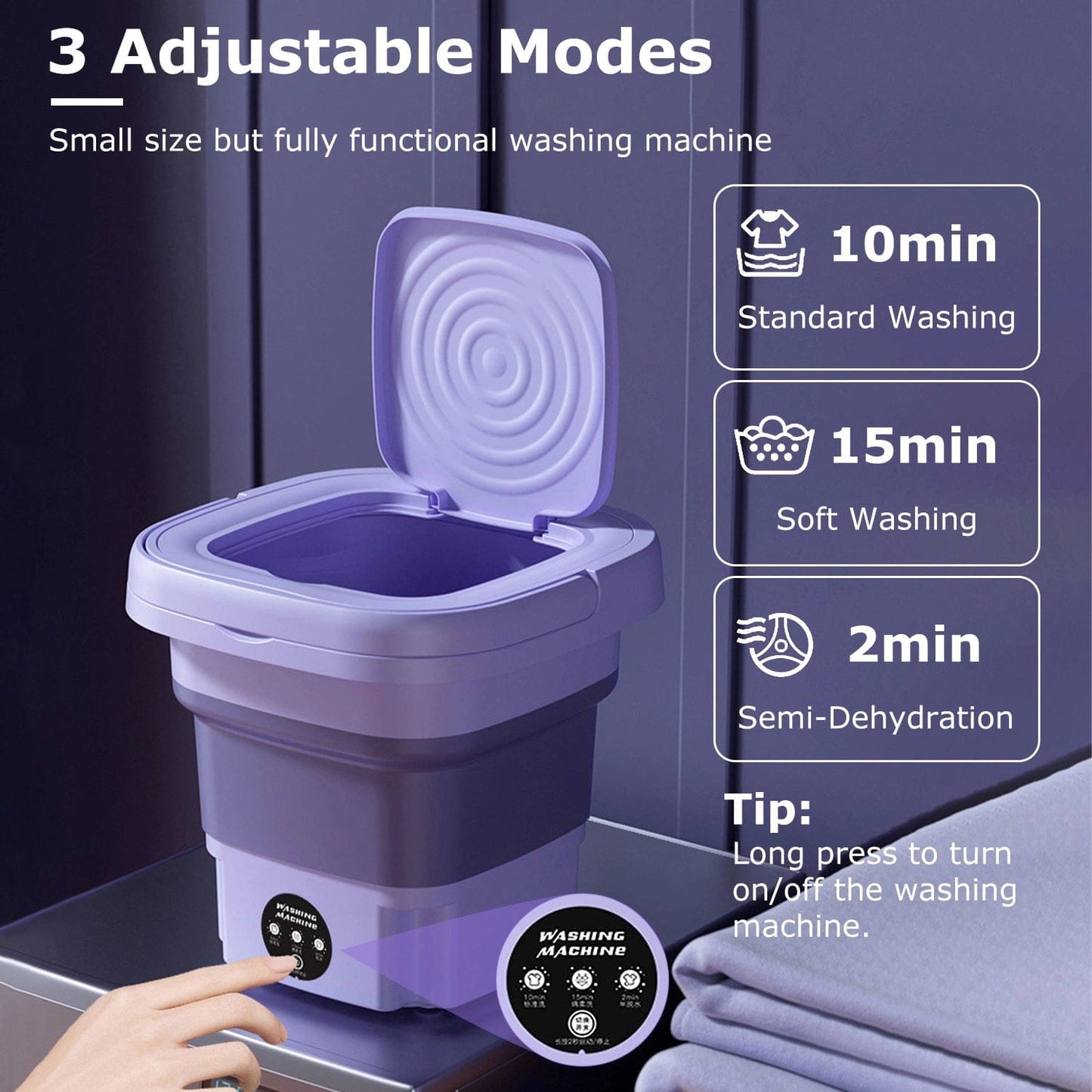 Foldable Mini Washing Machine High quality