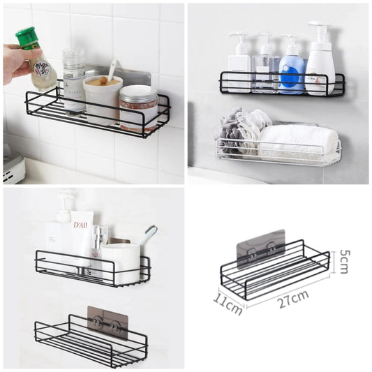 Self-adhesive Wall-Mounted Iron Shelf