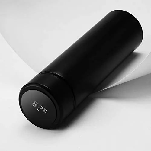 Stainless Steel Water Bottle, with Temperature Display Vacuum Flask with LED Temperature