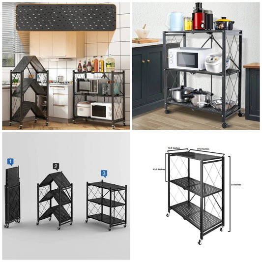 Imported Premium Quality Foldable Kitchen Trolly