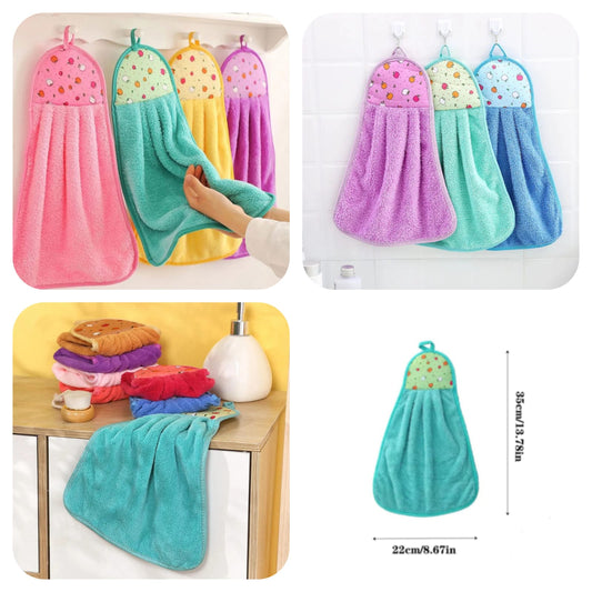 02 pcs Kitchen Towel Small Size (Random Colors)
