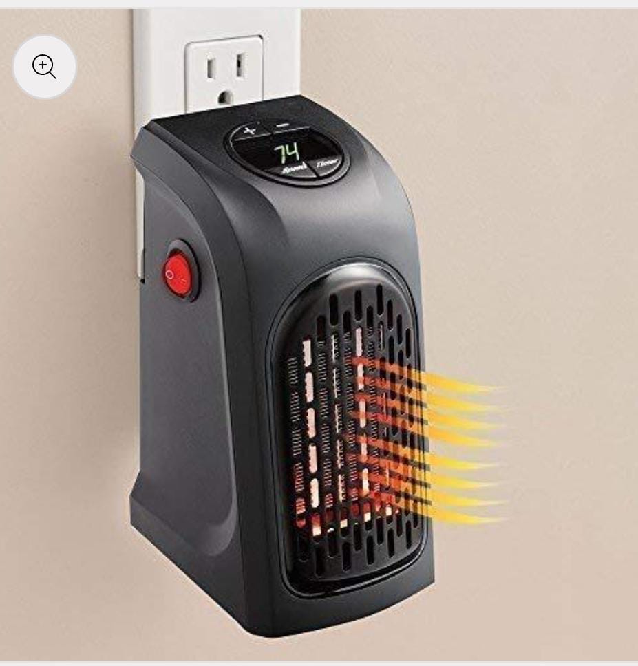 400 Watts Electric Handy Room Heater Portable Small Mini Room Heater for Travelling, Bedroom, Offices, Home 