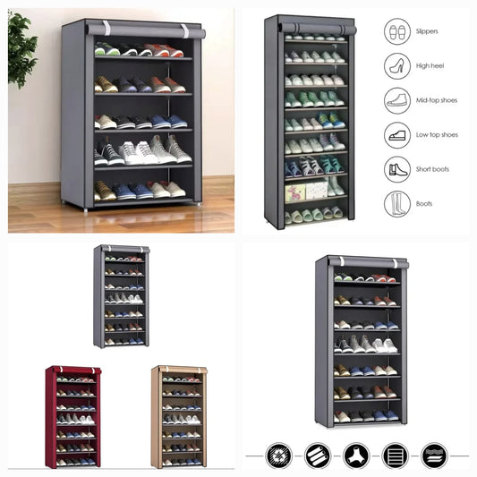Non-Woven Shoes Wardrobe Organize (Random Color)