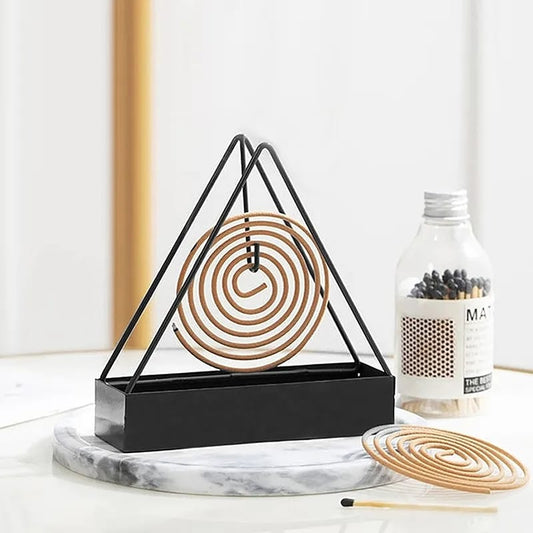 Triangular Mosquito Coil Holder, Spiral Mosquito Coil Holder Insect Repellent Incense Rack