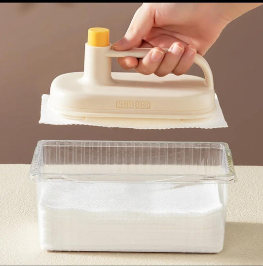 Kitchen Oil Stain Remover Cleaning Cloth+50 pcs