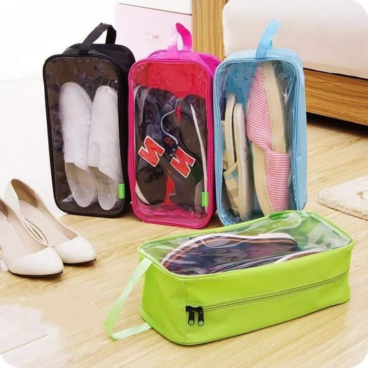pack of 03 SHOE POUCH (Random Color)