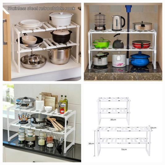 Adjustable Under Sink Organize