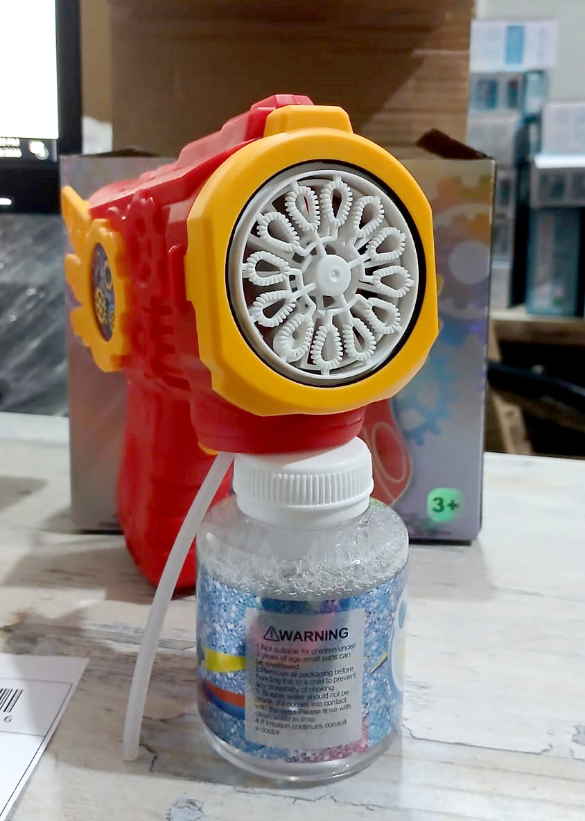 2 IN 1 BAZOOKA BUBBLE GUN