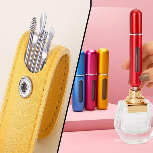 6Pcs ear wax cleaner tool + Refill Perfume bottle 5ml