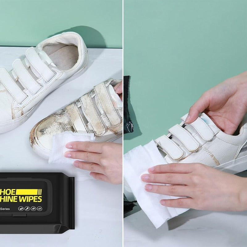 3-Pack Premium Disposable Shoe Wipes – 80 Pcs/Box, Instant Dirt Cleaner