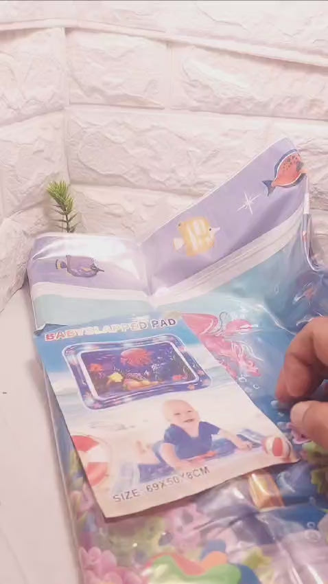 Kids Playing Water Jelly pad with fish toy