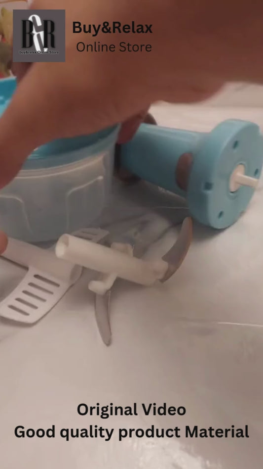 Hand Pressure Manual Kitchen Chopper 0.7 ltr